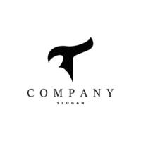 Initial T Letter Alphabet Logo Modern and Luxury Design Icon Template Element vector