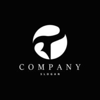 Initial T Letter Alphabet Logo Modern and Luxury Design Icon Template Element vector