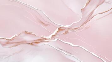 Blush Pink and Rose Gold marble background pink fluid patterns photo