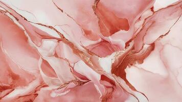 Blush Pink and Rose Gold marble background pink fluid patterns photo