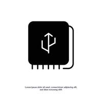 ssd solid icon design good for web or mobile app vector