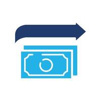 money transition colored icon design good for web or mobile app vector