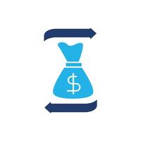 money circulation colored icon design good for web or mobile app vector