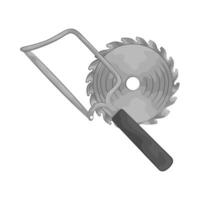 Illustration of circular saw and hacksaw vector