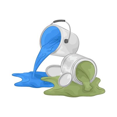 Illustration of paint bucket