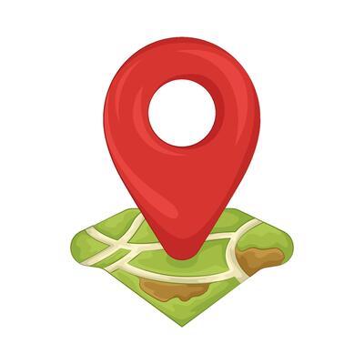 Illustration of location pin