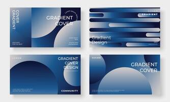 Set of template background design . Collection of creative abstract gradient vibrant colorful perspective geometric shape background. Art design for business card, cover, banner, wallpaper. vector
