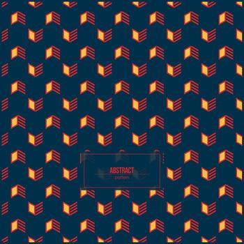 colorful abstract pattern of flying red windows with dark background vector