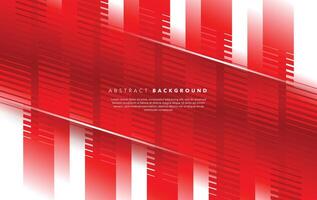 modern red white abstract background template with shadow vector