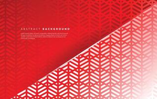 modern red white abstract background template with shadow vector