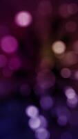 Vertical - abstract bokeh background animation with fast flickering defocused colorful bokeh light spheres. This stylish elegant motion background is full HD and a seamless loop. video