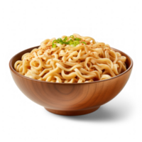 noodles in a bowl on a transparent background png