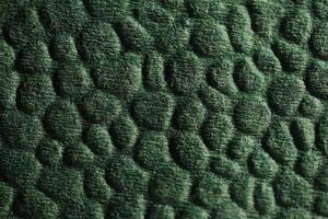 Green Napkin Texture. Embossed Decorative Ornament Background. photo