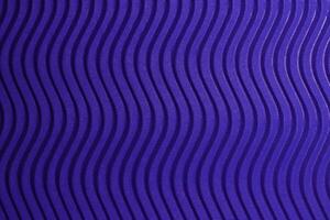 Blue Paper Vertical Waves Texture. Embossed Waves on Detailed Paper Background. Corrugated Wavy Cardboard Backdrop. photo