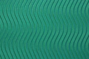 Deep Sea Blue Paper Vertical Waves Texture. Embossed Waves on Detailed Paper Background. Corrugated Wavy Cardboard Backdrop. photo