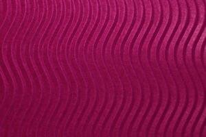 Red Scarlet Paper Vertical Waves Texture. Embossed Waves on Detailed Paper Background. Corrugated Wavy Cardboard Backdrop. photo