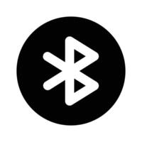 Bluetooth sign icon design in trendy style vector