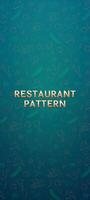 Pattern background for restaurant and post design vector