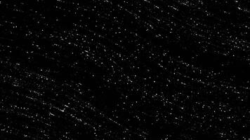 Monochrome liquid flowing substance with silver glowing particles, seamless loop. Motion. Endless river of star dust. video