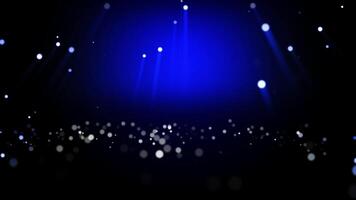 Blue Particles Background Loop video