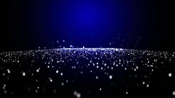 Blue Particles Background Loop video