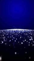 Blue Particles Background Loop video