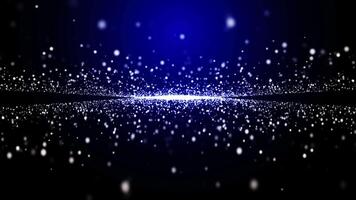 Blue Particles Background Loop video