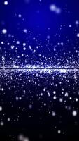 Blue Particles Background Loop video