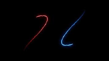 Element Light, Elegant Light Streaks With Alpha Channel Loop, Particles video