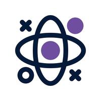 atom icon. vectormixed icon for your website, mobile, presentation, and logo design. vector
