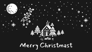 simple christmas day design. can be used for banner, social media, story post greeting card etc. vector