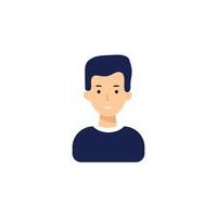 character icons and flat desing, man character design vector