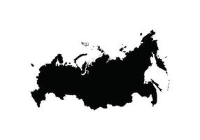 Map of Russia. Russia Map on white background. vector