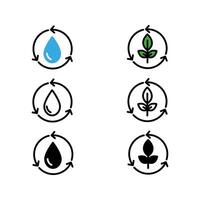a set of natural and environment icon vector