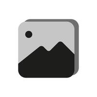 image picture folder icon vector