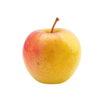 un soltero amarillo y rad manzana aislado en un transparente antecedentes soltero amarillo y rad manzana aislado en un transparente antecedentes png
