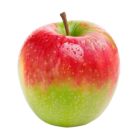 A single red and green apple, isolated on a transparent backgroundA single red and green apple, isolated on a transparent background png