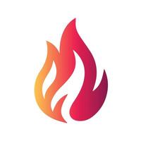 Red fire flame icons isolated on white background. Render sprite of fire emoji, energy and power concept. Red Flame Symbol Fire flame. vector