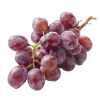 A cluster of grapes, isolated on a transparent background png
