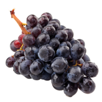 A cluster of grapes, isolated on a transparent background png