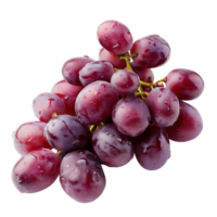 uma grupo do uvas, isolado em uma transparente fundo png