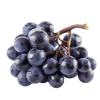 A cluster of grapes, isolated on a transparent background png