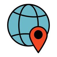 map pin icon illustration vector
