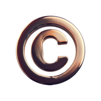 Copyright Symbol Symbol isolated on transparent background png
