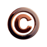 Copyright Symbol Symbol isolated on transparent background png