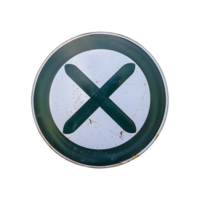 Cross Mark No Icon Symbol isolated on transparent background png