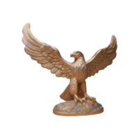 Eagle Sculpture Symbol isolated on transparent background png