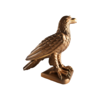 Eagle Sculpture Symbol isolated on transparent background png