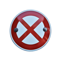 No Cross Mark Icon Symbol isolated on transparent background png
