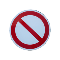 No Icon Symbol isolated on transparent background png
